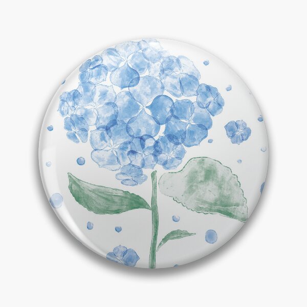 Item preview, Watercolour Purple Hydrangea Flower Pattern designed and sold by rnmarts.
