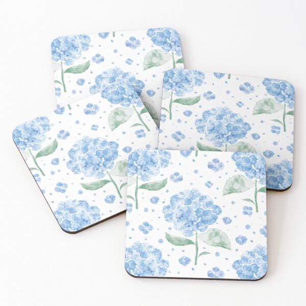 Item preview, Watercolour Purple Hydrangea Flower Pattern designed and sold by rnmarts.