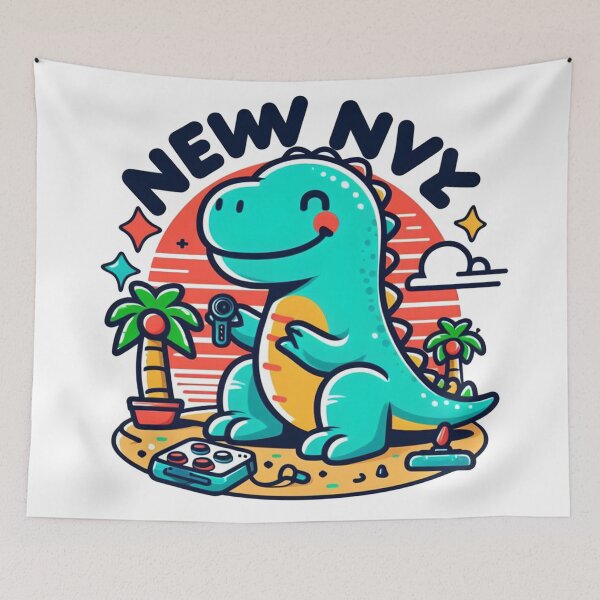 Item preview, Happy dinosaur designed and sold by maheart83.