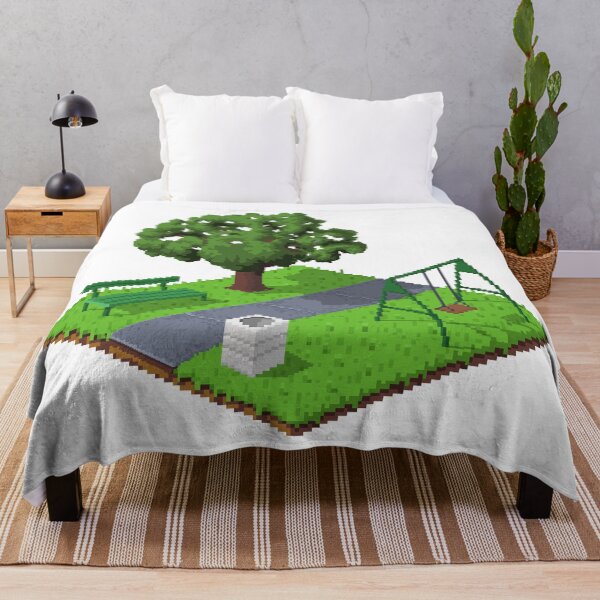 Item preview, Park Pixel Art | Isometric | White designed and sold by Teenker.