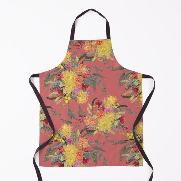 Item preview, Australian Summer Bush Blooms Pink Pattern designed and sold by Sketchbook Designs.