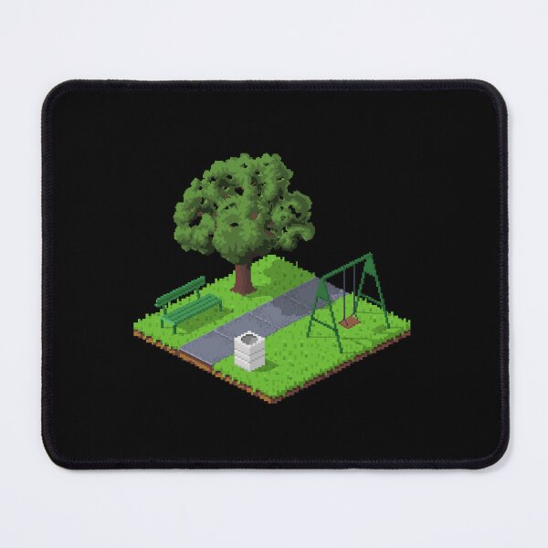 Item preview, Park Pixel Art | Isometric | Black designed and sold by Teenker.