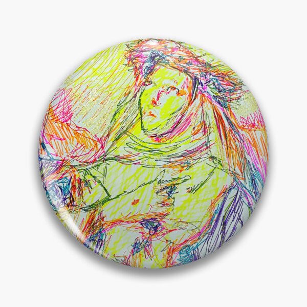 Item preview, Saint Catherine of Siena designed and sold by HappyRandomArt.