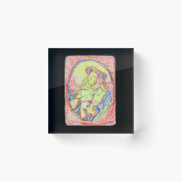 Item preview, Saint Catherine of Siena designed and sold by HappyRandomArt.