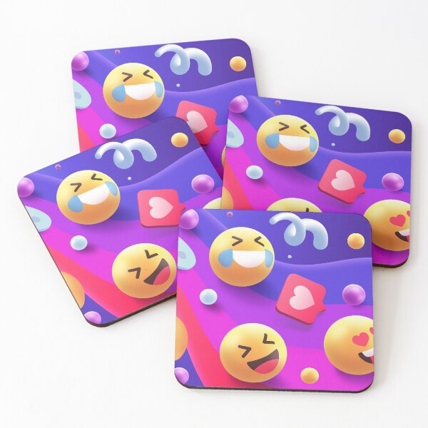 Item preview, Emoji Extravaganza: Colorful Emoji Set Theme designed and sold by hjian8219.