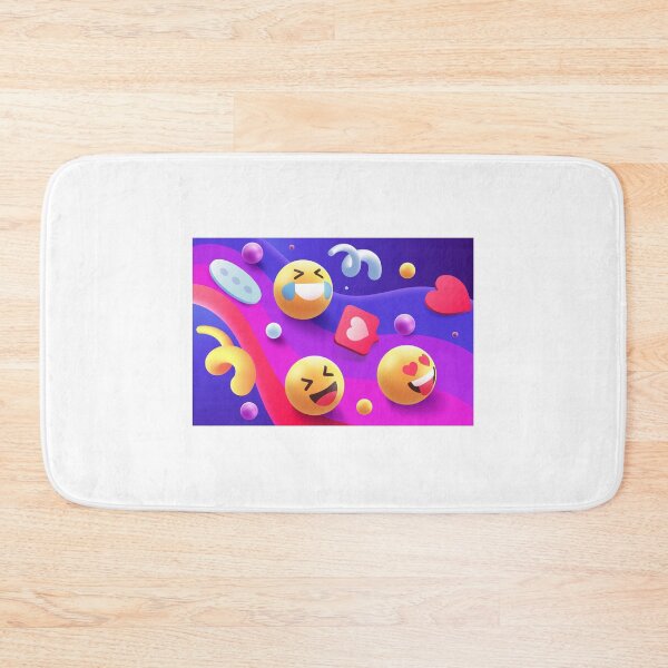 Item preview, Emoji Extravaganza: Colorful Emoji Set Theme designed and sold by hjian8219.
