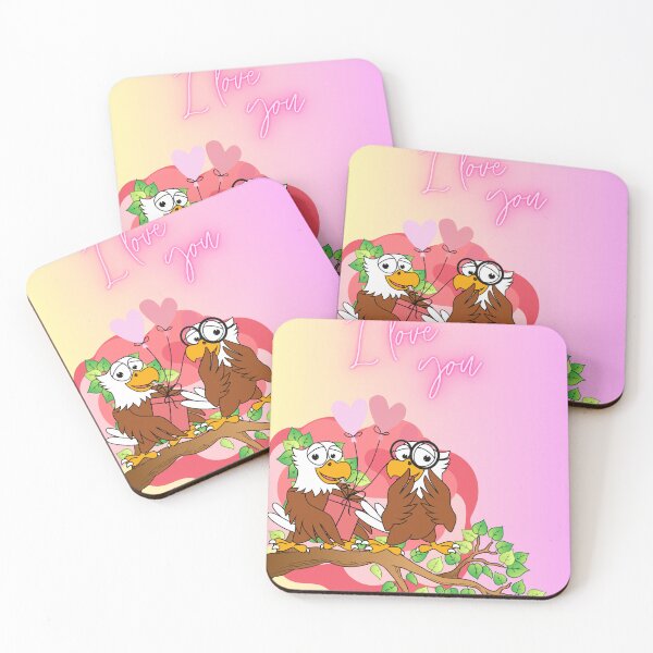 Item preview, bald eagle in love designed and sold by NexCreation.