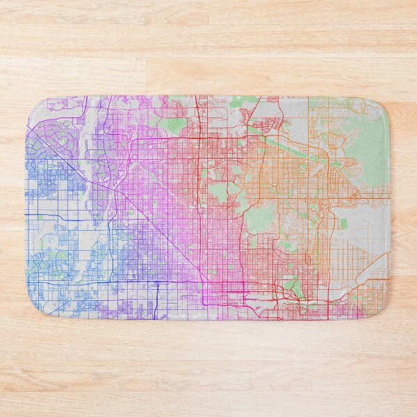 Item preview, Phoenix City Map of Arizona, USA - Colorful designed and sold by deMAP.