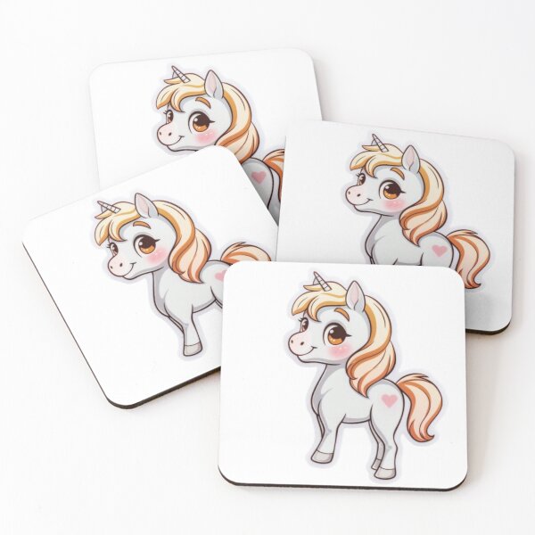 Item preview, Adorable Unicorn Sticker with Heart Detail, Perfect for Laptops & Journals - Cute, Durable Vinyl Decal for Unicorn Lovers and Fantasy Fans designed and sold by AlphaPODMonkey.