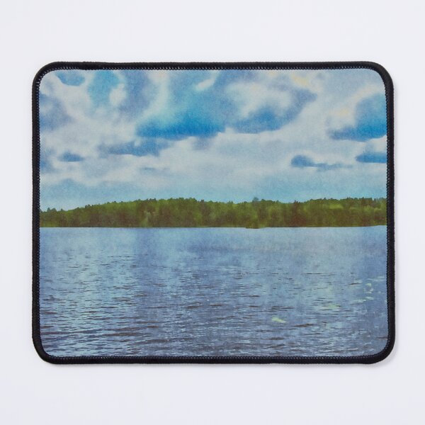 Item preview, Peaceful waters amidst green forests (full screen) designed and sold by Ink-Kreativ.
