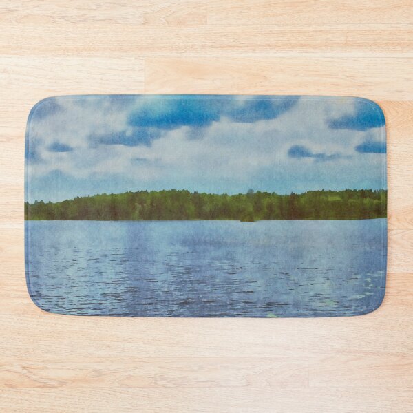 Item preview, Peaceful waters amidst green forests (full screen) designed and sold by Ink-Kreativ.