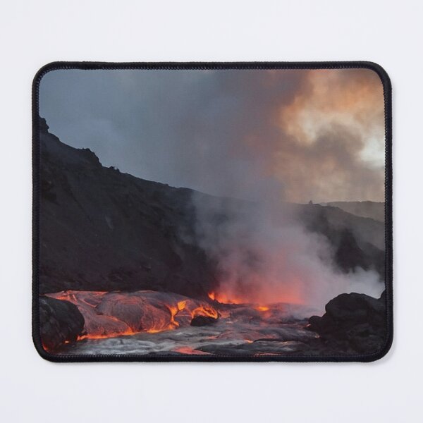 Item preview, Magmatic Rivers At Volcano Filled With Lava designed and sold by SassyArtistry.