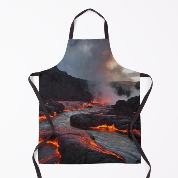 Item preview, Magmatic Rivers At Volcano Filled With Lava designed and sold by SassyArtistry.