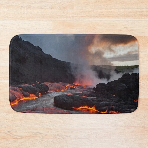 Item preview, Magmatic Rivers At Volcano Filled With Lava designed and sold by SassyArtistry.
