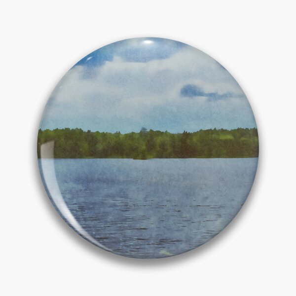 Item preview, Peaceful waters amidst green forests designed and sold by Ink-Kreativ.