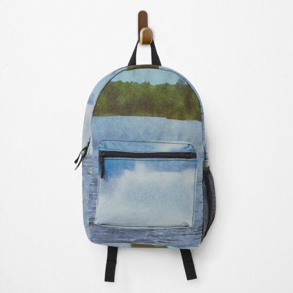 Item preview, Peaceful waters amidst green forests designed and sold by Ink-Kreativ.
