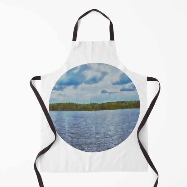 Item preview, Peaceful waters amidst green forests designed and sold by Ink-Kreativ.