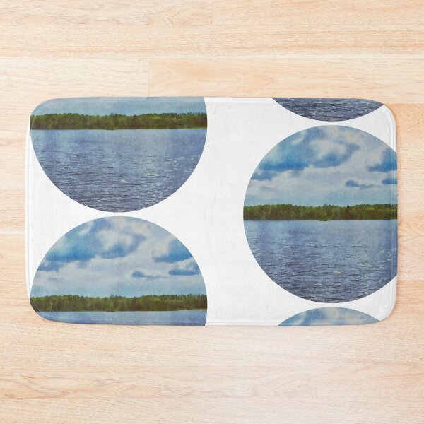 Item preview, Peaceful waters amidst green forests designed and sold by Ink-Kreativ.