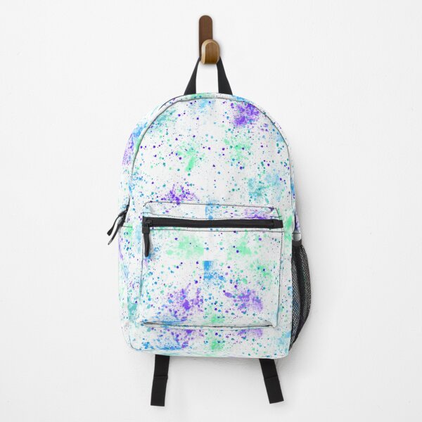 Item preview, Cold colours splash pattern designed and sold by zsofiet.