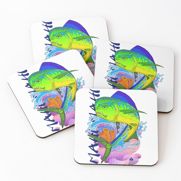 Item preview, AL 2024 Series 1- Mahi Mahi designed and sold by AndLeeART.