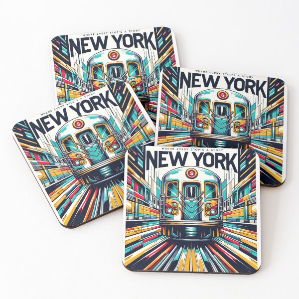 Item preview, New York Subway story NYC Subway Train designed and sold by MayaDelaye.