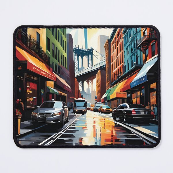 Item preview, Obras de arte abstractas de la ciudad de Nueva York designed and sold by Rikko.