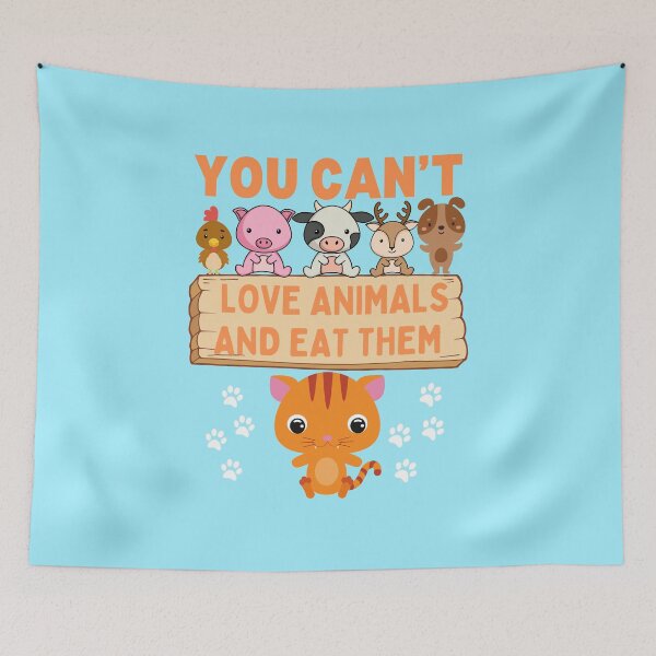 Item preview, You can’t love animals and eat them designed and sold by BritishDelights.