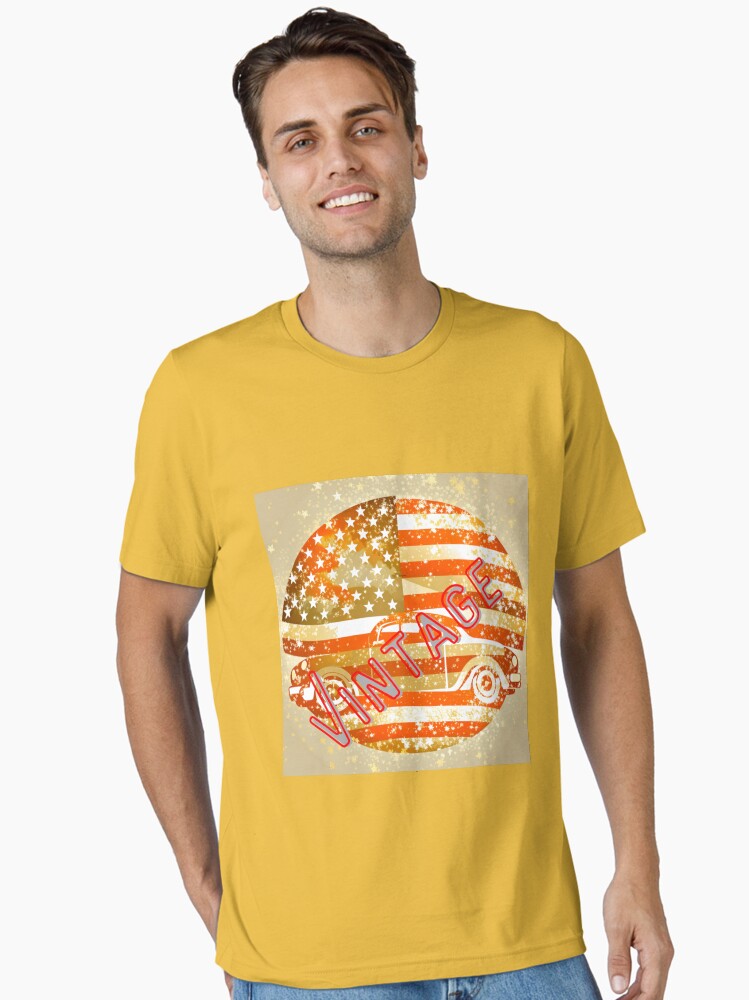 Reflecting the Vintage Essence of American Essential T