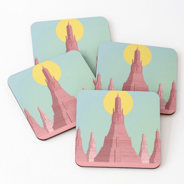 Item preview, Arun Temple and the dog in Dawn designed and sold by tanadomm.