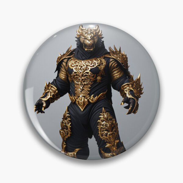 Item preview, Kaiju - in intricate armor designed and sold by shakespeare1212.