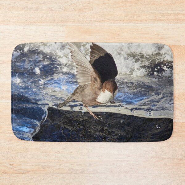 Item preview, Slippery. White-throated dipper designed and sold by Jouko Lehto Photography.