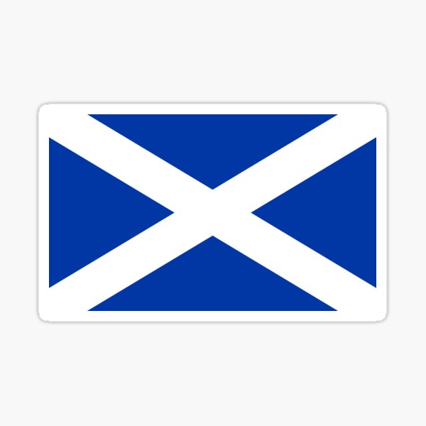 Item preview, Scottish Flag - Emblem of Scotland - High Quality Image designed and sold by Picturestation.