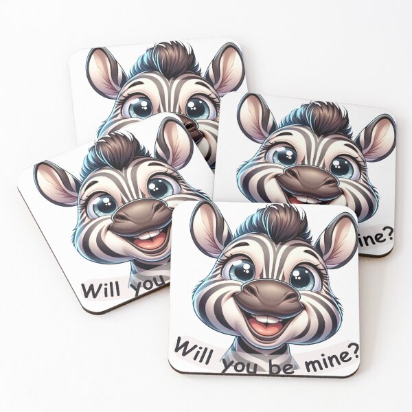 Item preview, Will you be mine? - Zebra, love, positive designed and sold by lukaszk01.
