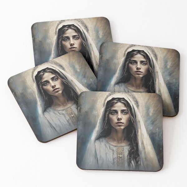 Item preview, Painting of Holy Mary with visible halo  designed and sold by bogfl.