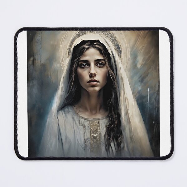 Item preview, Painting of Holy Mary with visible halo designed and sold by bogfl.