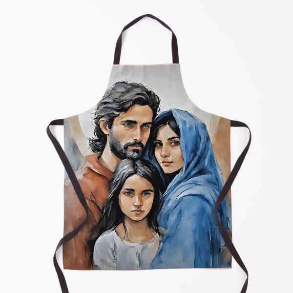 Item preview, watercolor impression with Holy Family designed and sold by bogfl.