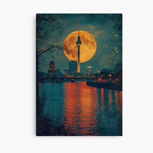 Artikel-Vorschau von Berlin Skyline, designt und verkauft von ArtHouseNiklas.