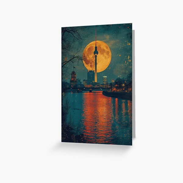 Artikel-Vorschau von Berlin Skyline, designt und verkauft von ArtHouseNiklas.