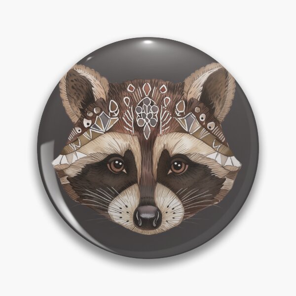 Item preview, Folklore raccoon designed and sold by Vilemo.