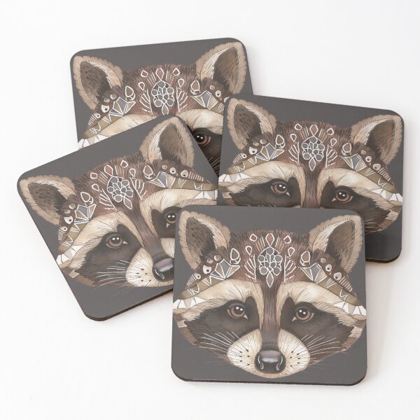 Item preview, Folklore raccoon designed and sold by Vilemo.