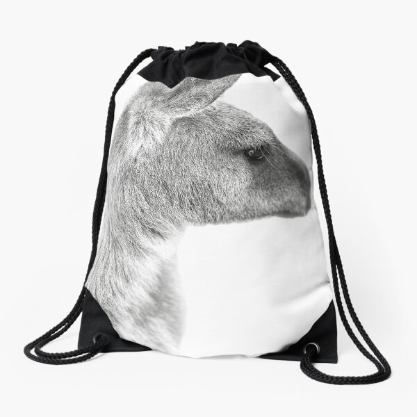 Item preview, Kangaroo portrait in black and white  designed and sold by CAPTUREITJB.