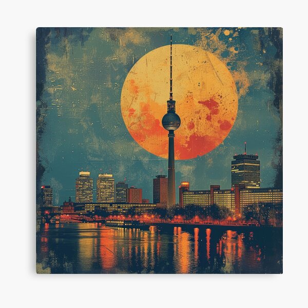 Artikel-Vorschau von Berlin Skyline, designt und verkauft von ArtHouseNiklas.