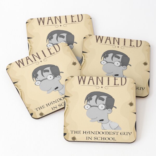 Item preview, WANTED - The Handsomest Guy in School designed and sold by SimpsonEhhh.