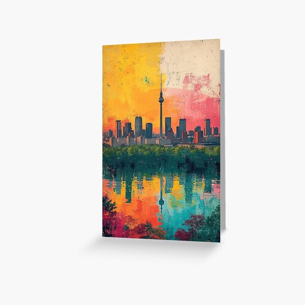 Artikel-Vorschau von Berlin Skyline, designt und verkauft von ArtHouseNiklas.