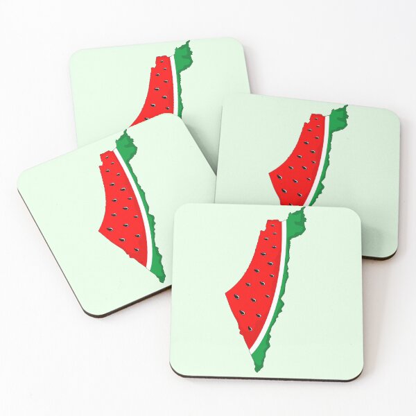 Item preview, Palestine Map Watermelon Symbol of freedom      designed and sold by BluedarkArt.