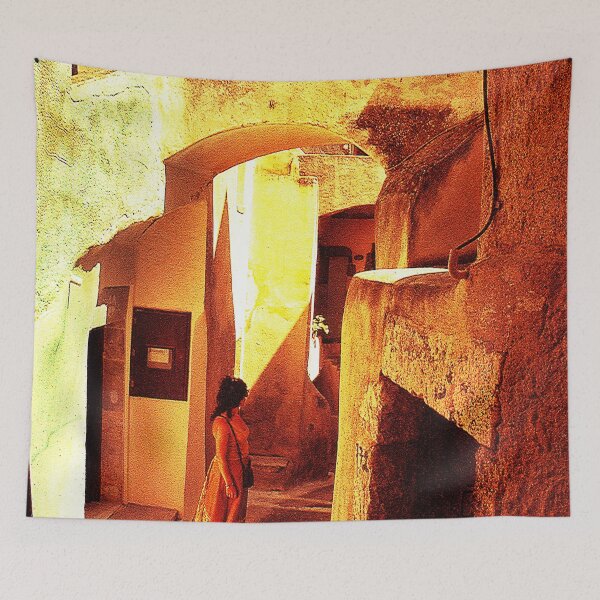 Item preview, Greece Travel Photo, Womans Silhouette, Profile of a Woman, Greek Picture designed and sold by IdoFriedmanArt.