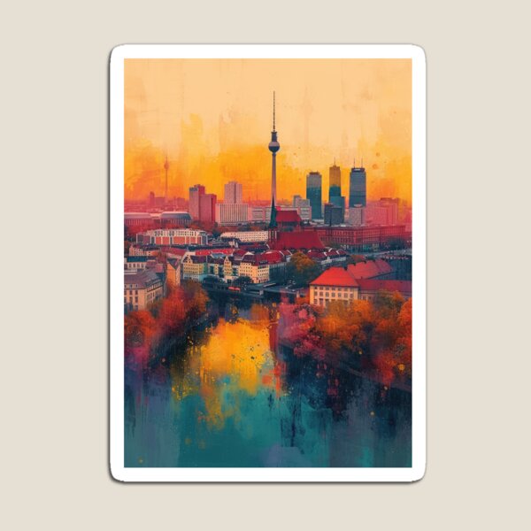 Item preview, Berlin Skyline designed and sold by ArtHouseNiklas.