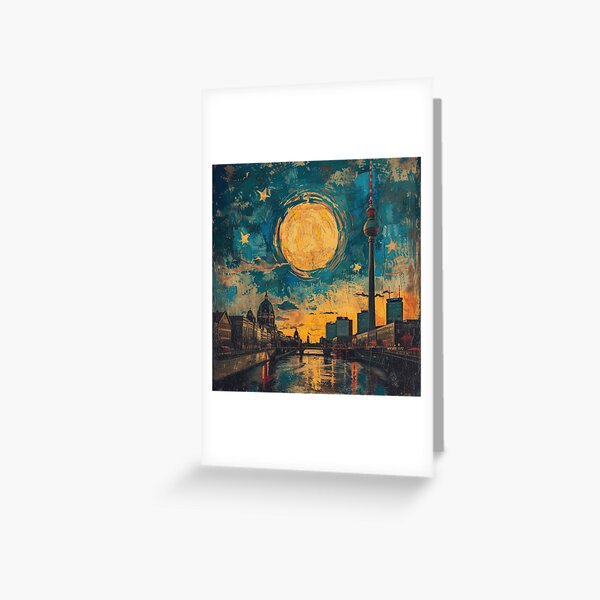 Artikel-Vorschau von Berlin Skyline, designt und verkauft von ArtHouseNiklas.