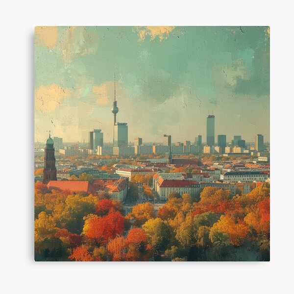 Artikel-Vorschau von Berlin Skyline, designt und verkauft von ArtHouseNiklas.