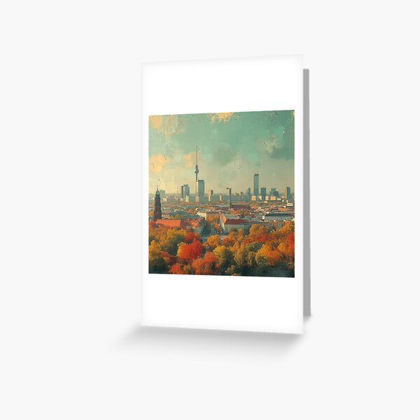 Artikel-Vorschau von Berlin Skyline, designt und verkauft von ArtHouseNiklas.